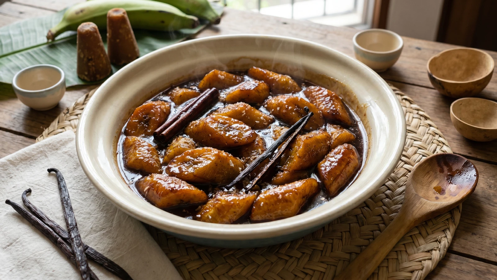 Dulce de Plátano Macho en Piloncillo Veracruzano