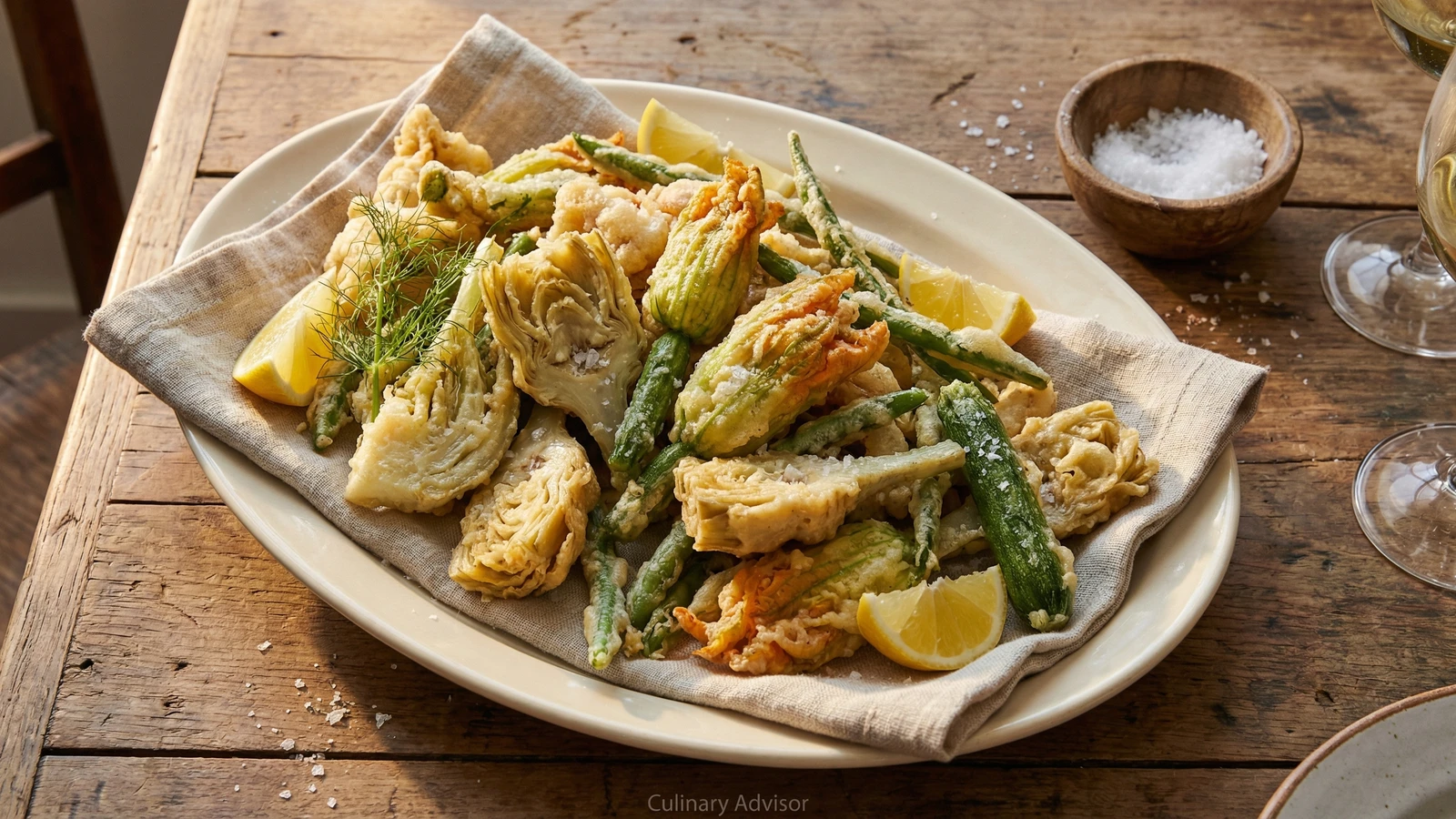 Fritto Misto with Market Vegetables