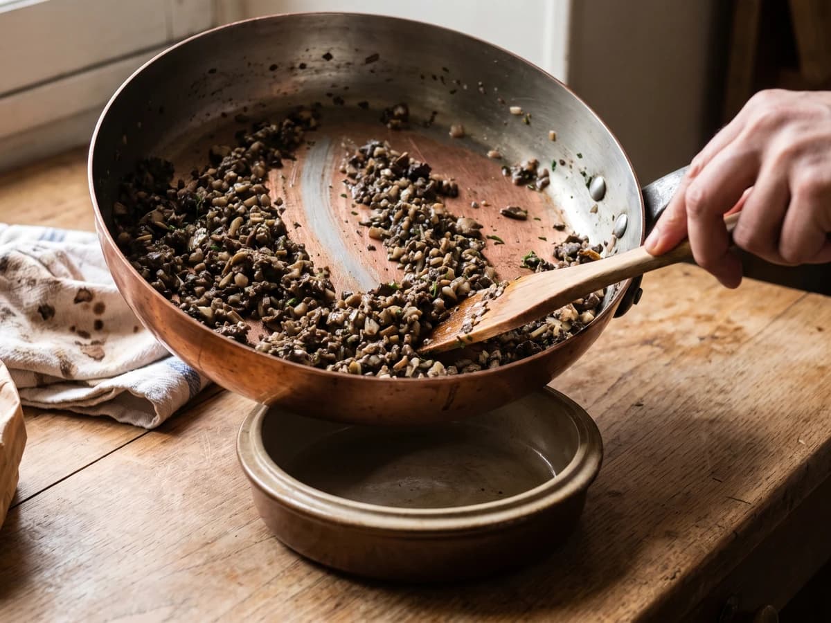 Ordinary or Dry Duxelle - Chef Juliette