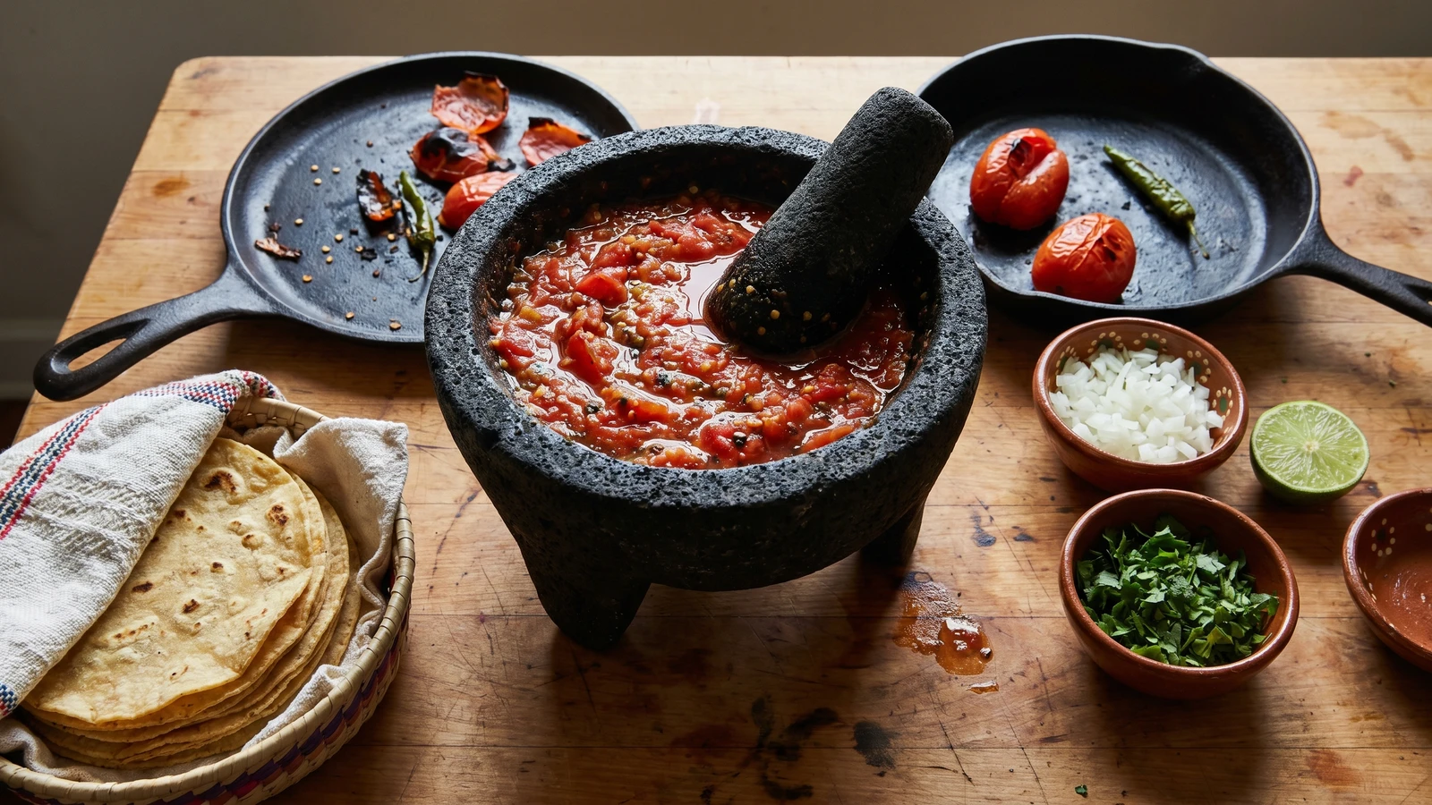 Molcajete Salsa, Guadalajara Style
