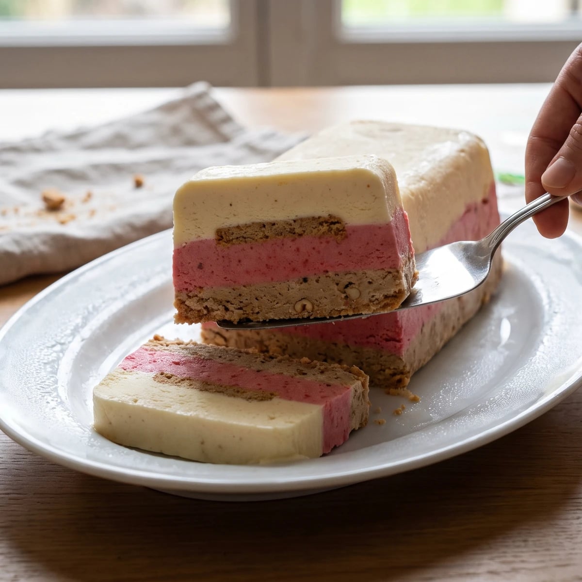 Iced Biscuit Napolitaine