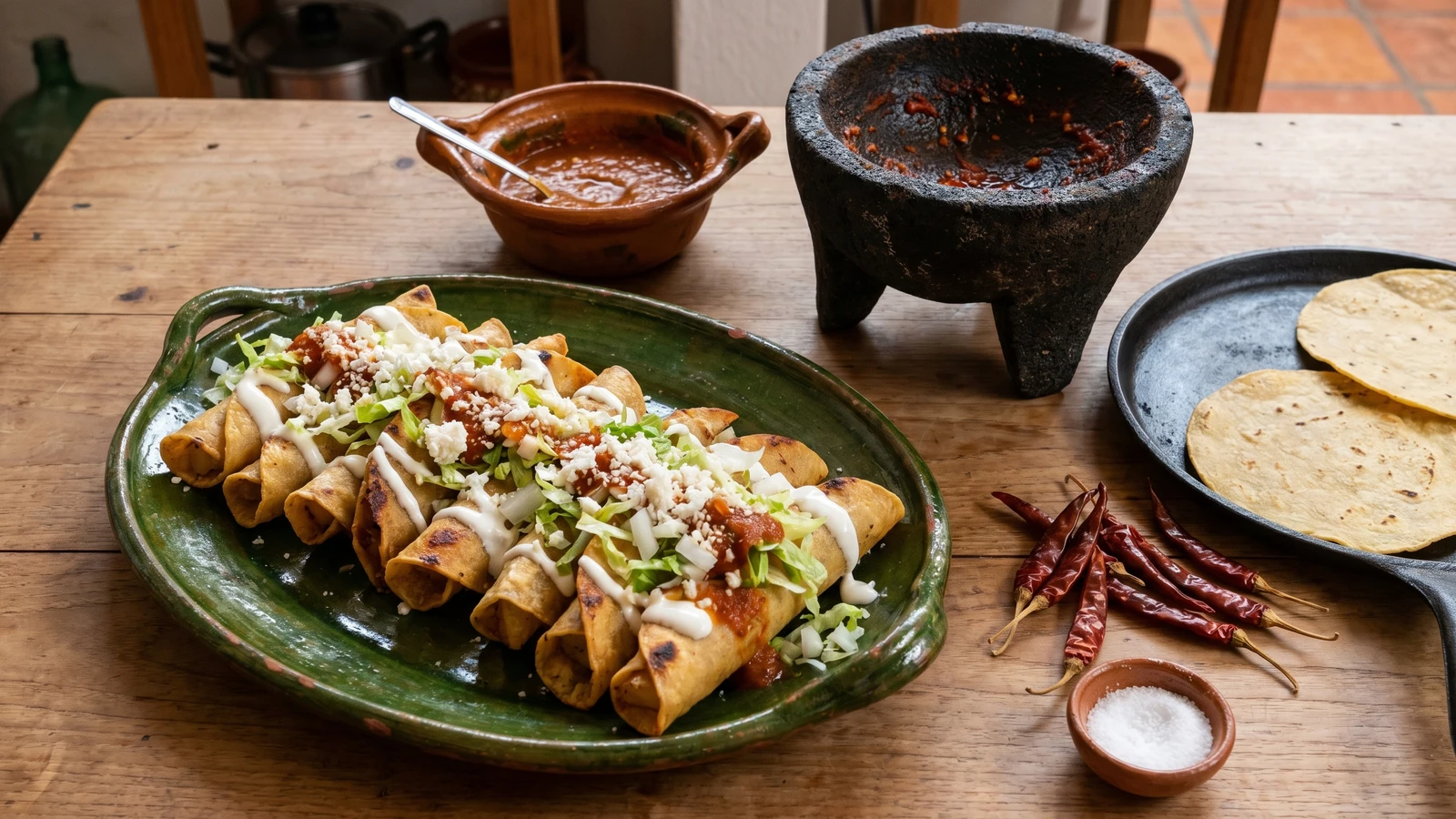 Morelia Potato Tacos (Tacos Dorados de Papa)