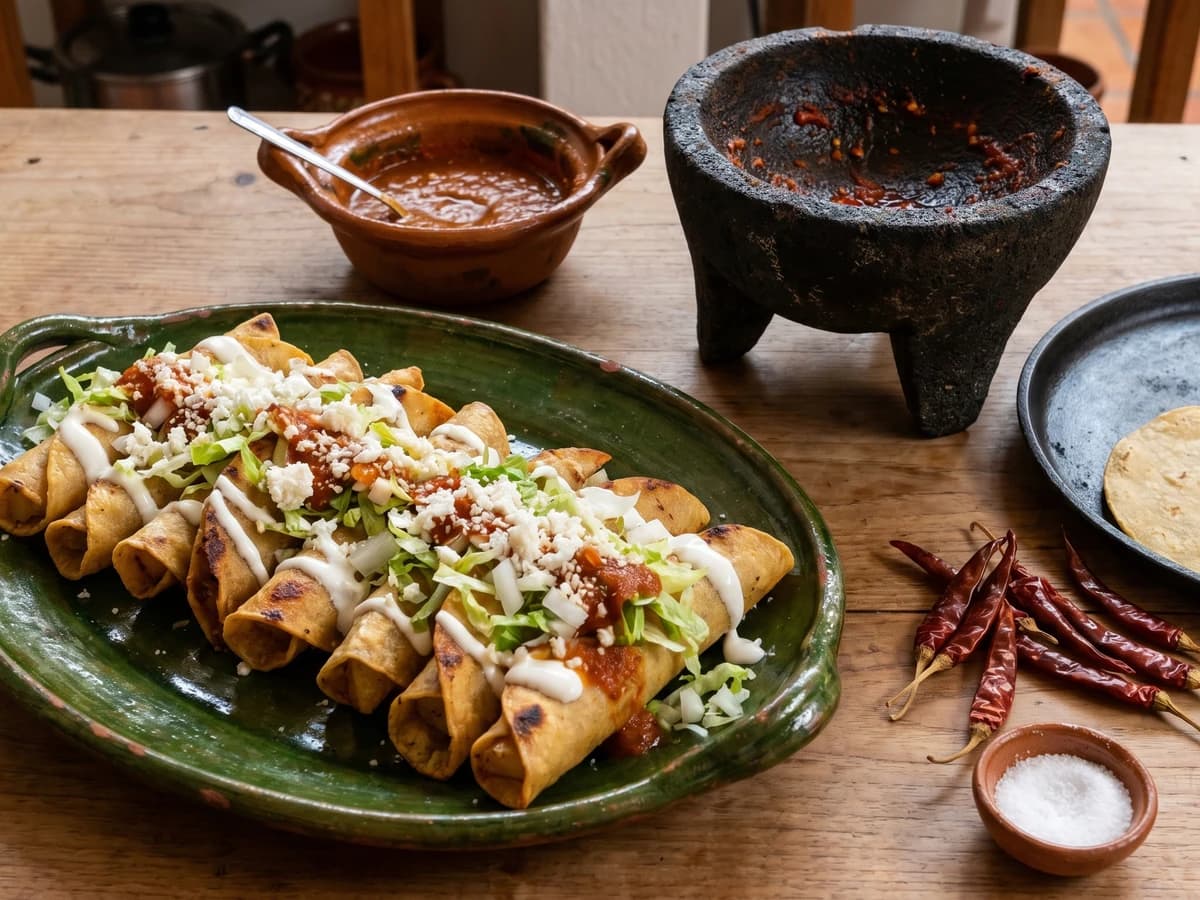 Morelia Potato Tacos (Tacos Dorados de Papa) - Chef Lupita