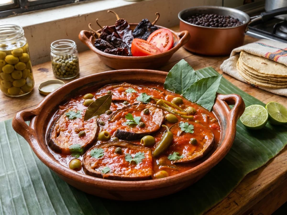 Berenjenas a la Veracruzana - Chef Lupita