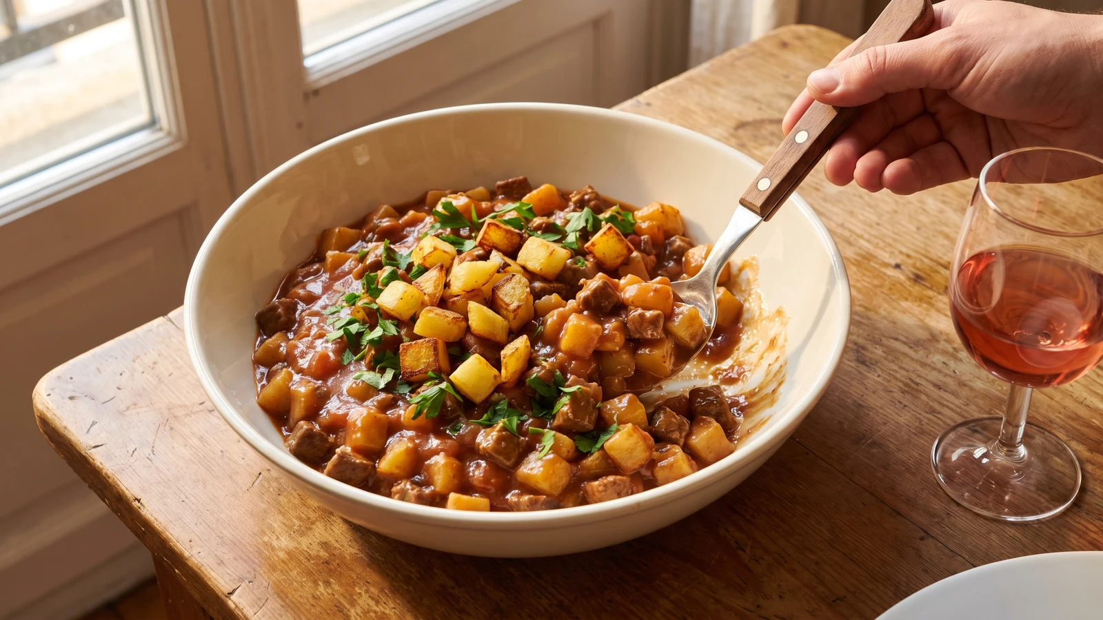 Hachis de Bœuf à l’Américaine