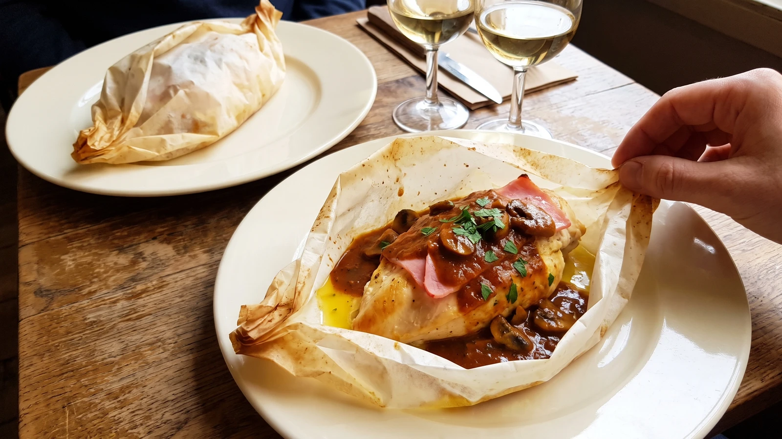 Suprêmes de Volaille en Papillote