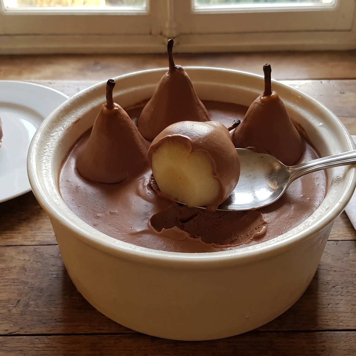 Poires à la Religieuse