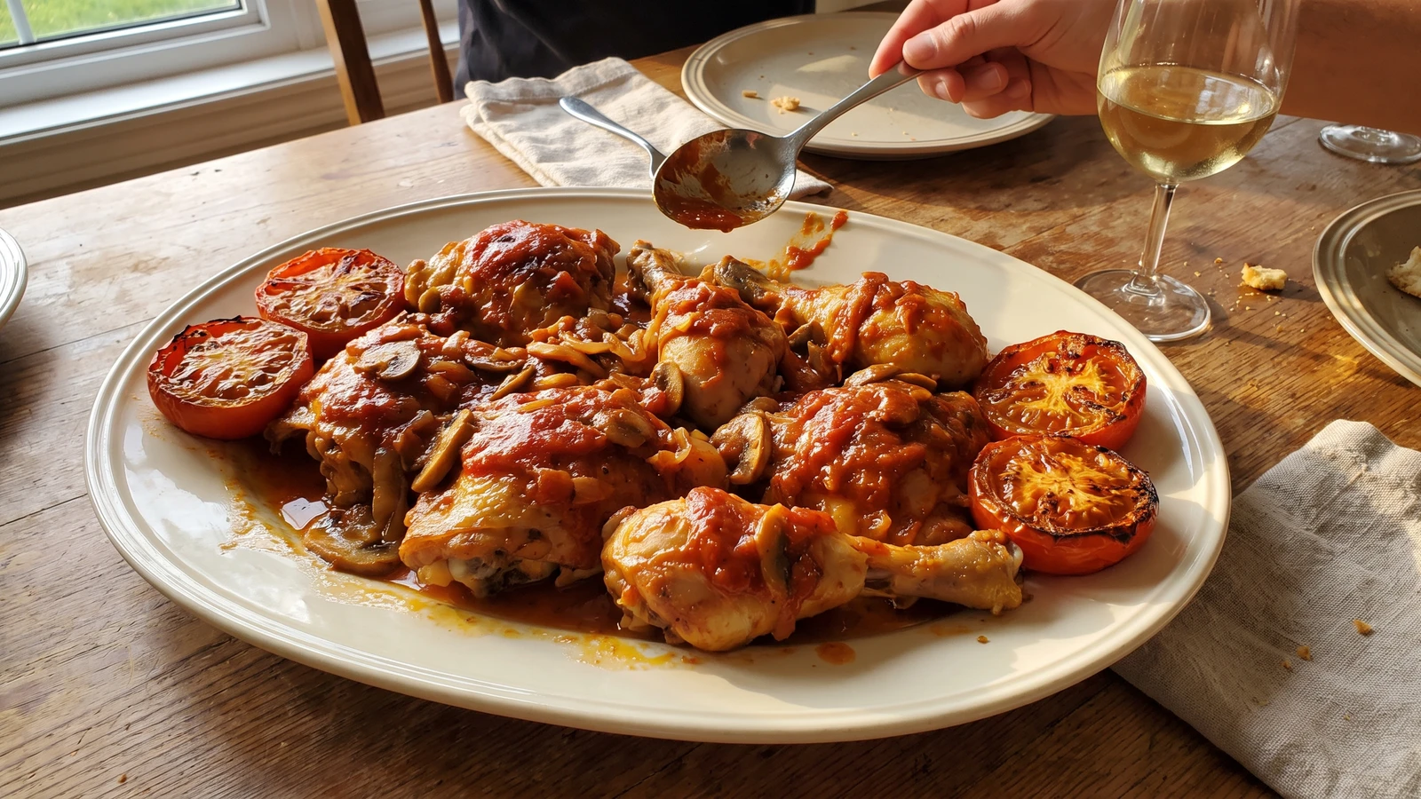 Poulet Sauté Portugaise