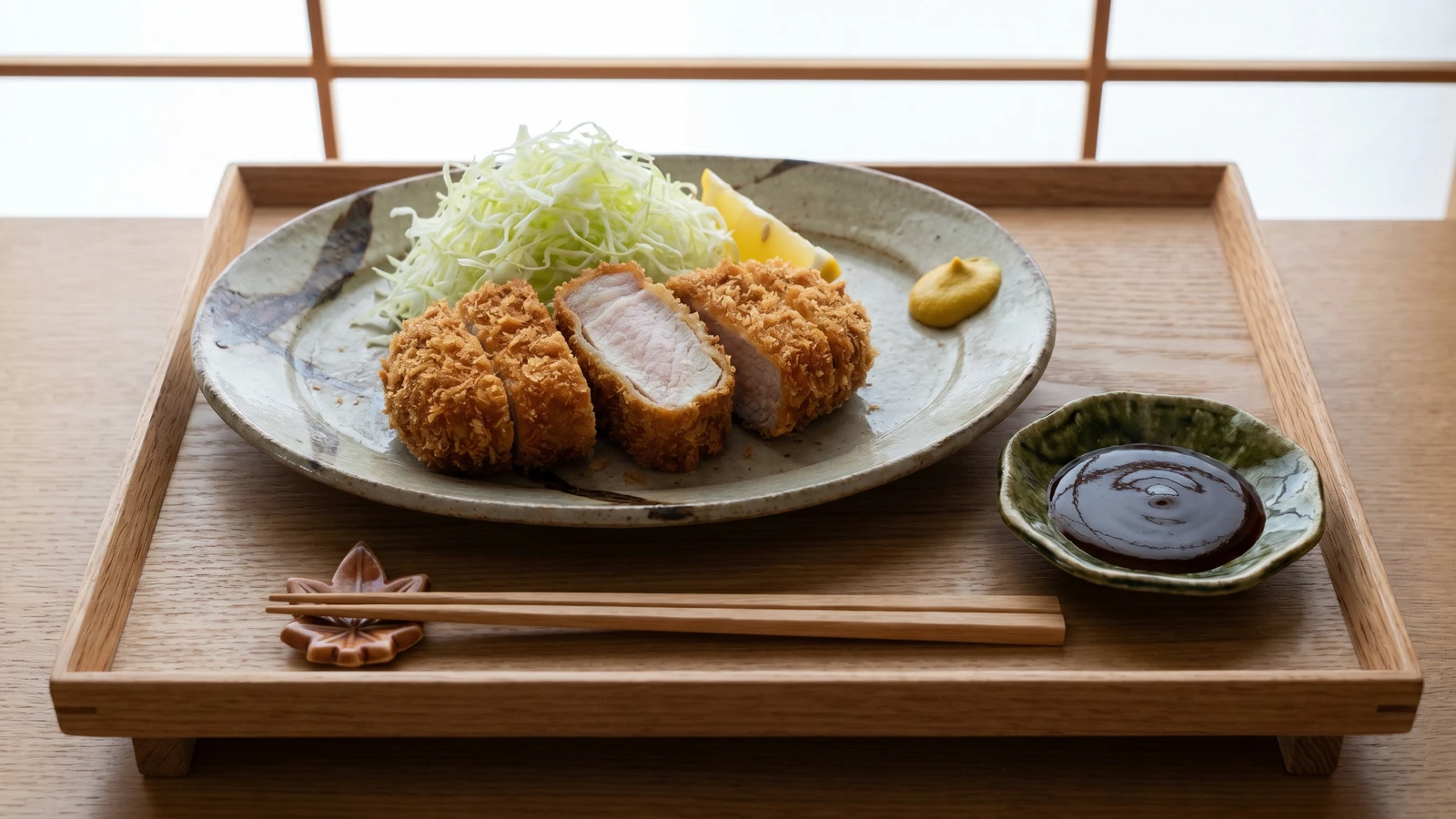 Hire-katsu (ヒレカツ, pork filet cutlet)