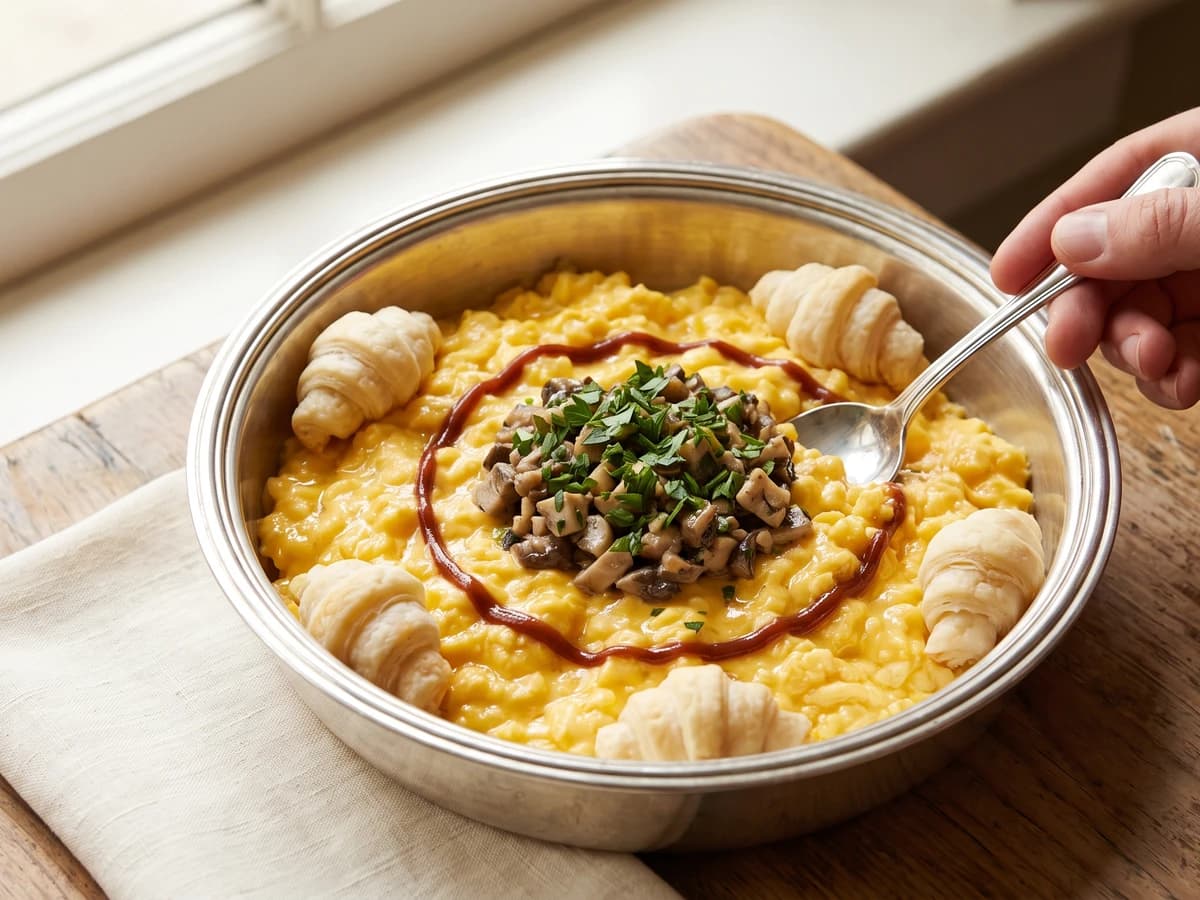 Scrambled Eggs, Chatillon - Chef Juliette