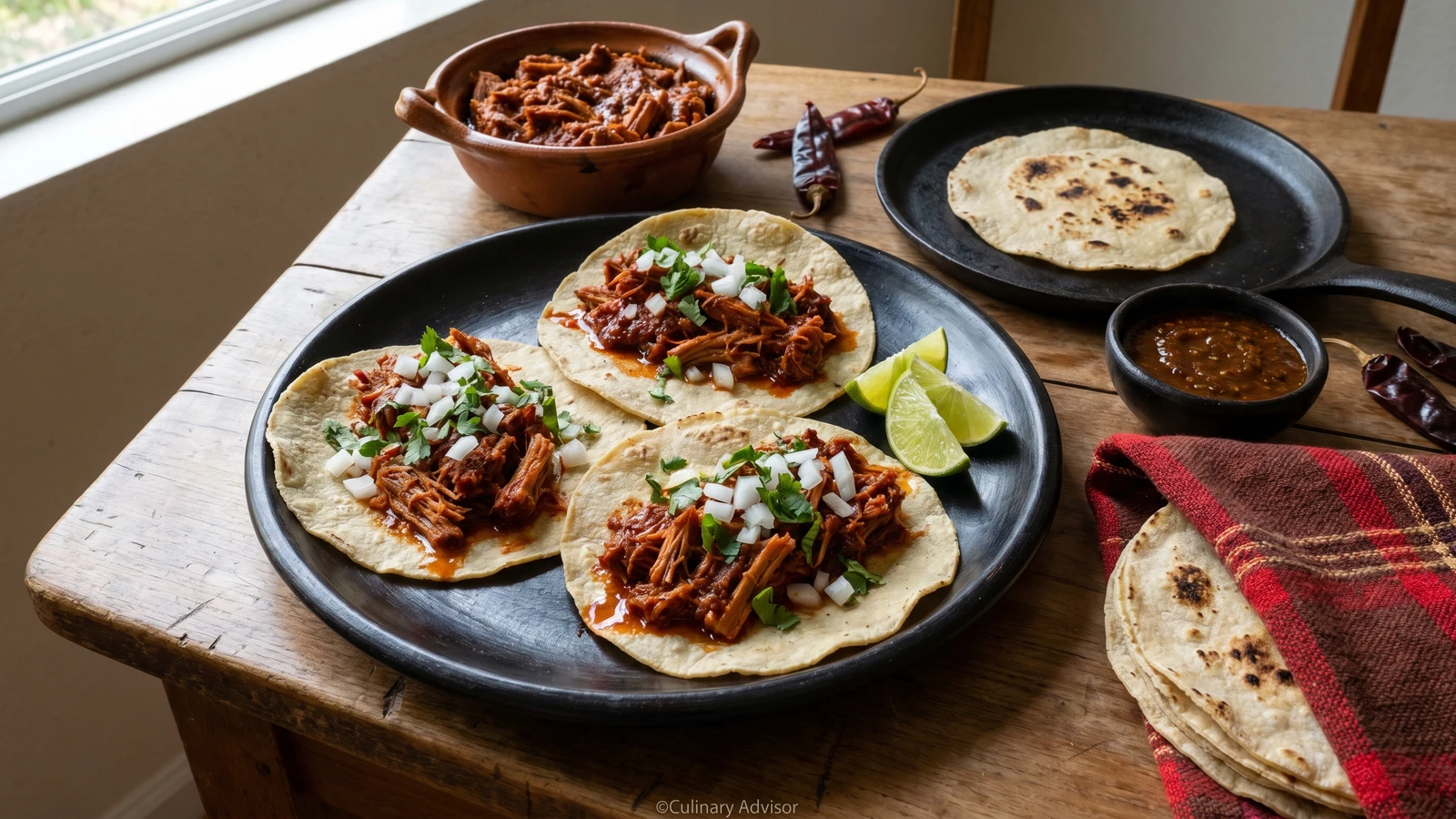 Tacos de Chileajo Mixteco