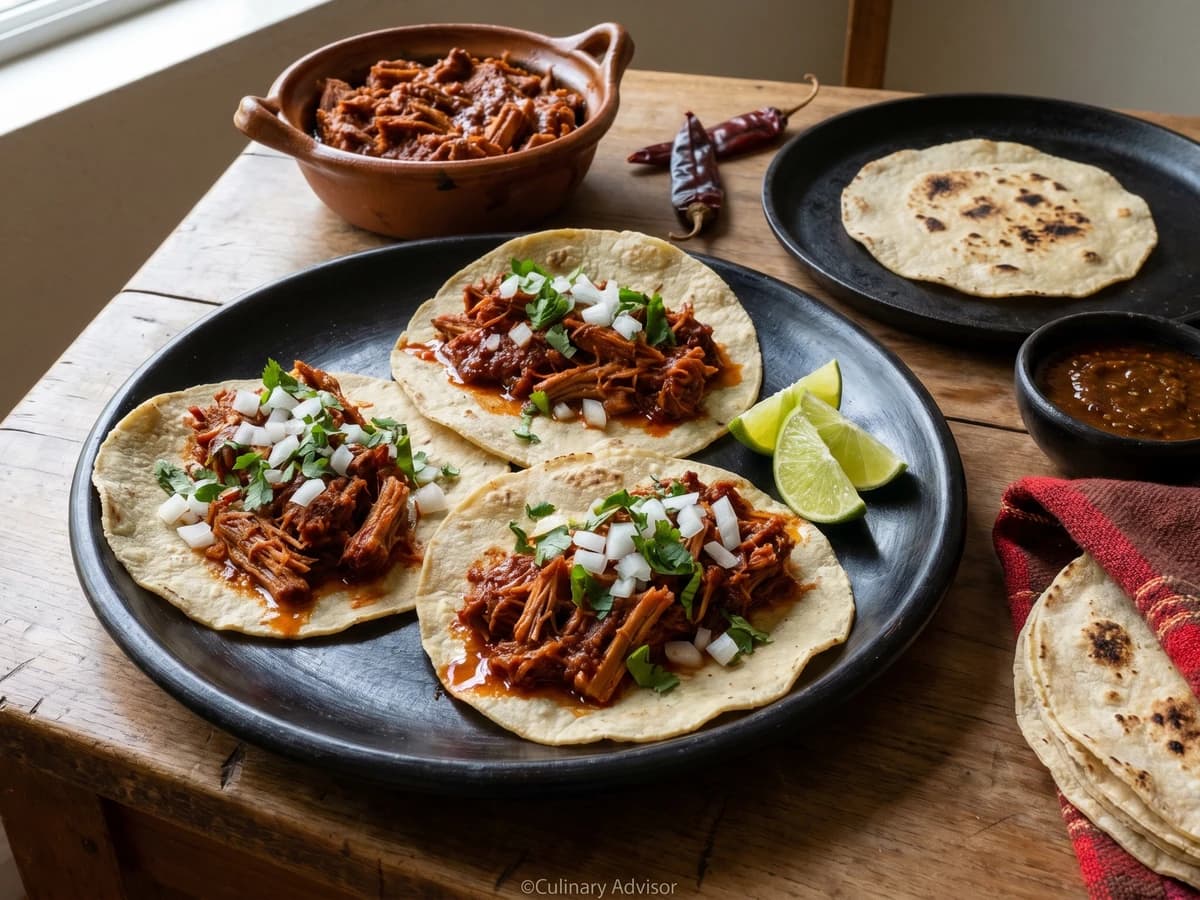 Tacos de Chileajo Mixteco - Chef Lupita