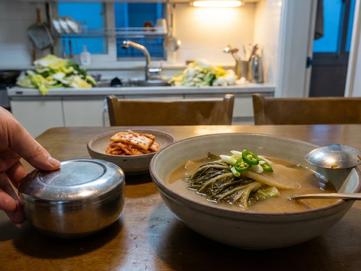Ugeoji-guk (Cabbage Leaf Soup) - Chef Jeong-sun