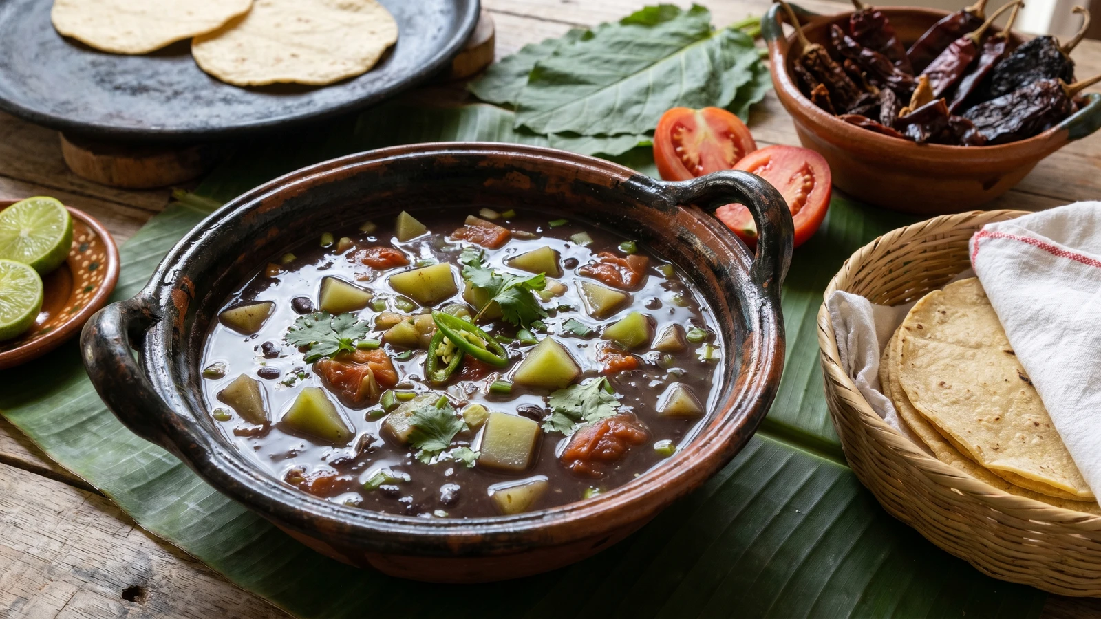 Totonac Beans in Achuchutl