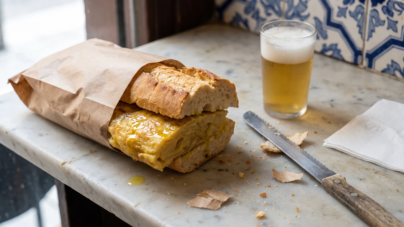 Bocadillo de Tortilla de Patatas