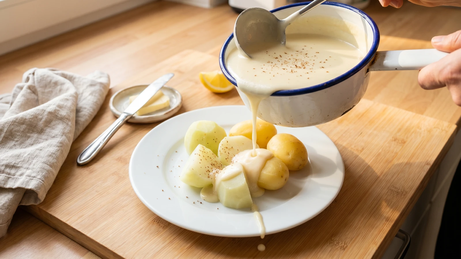 Helle Grundsoße (Mehlschwitze)