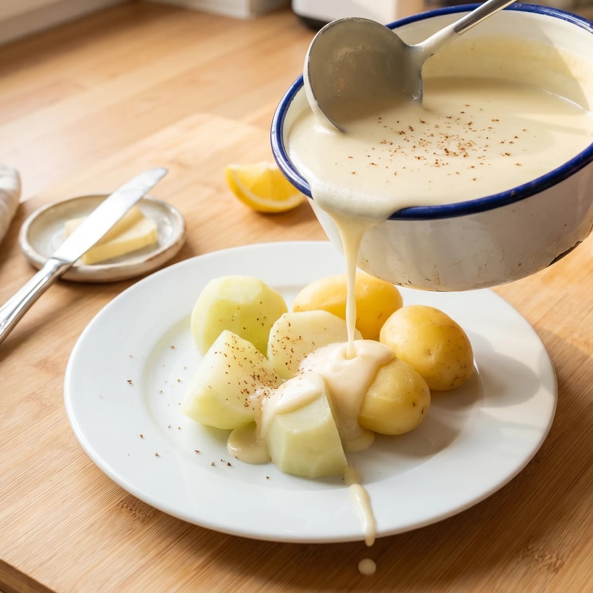 Helle Grundsoße (Mehlschwitze)