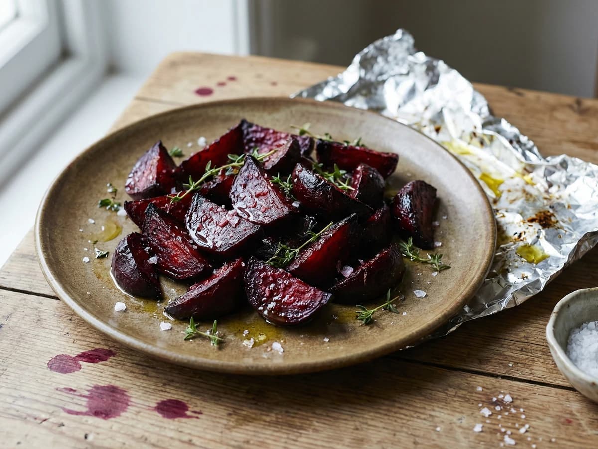 Roasted Beetroot with Thyme - Chef Thomas