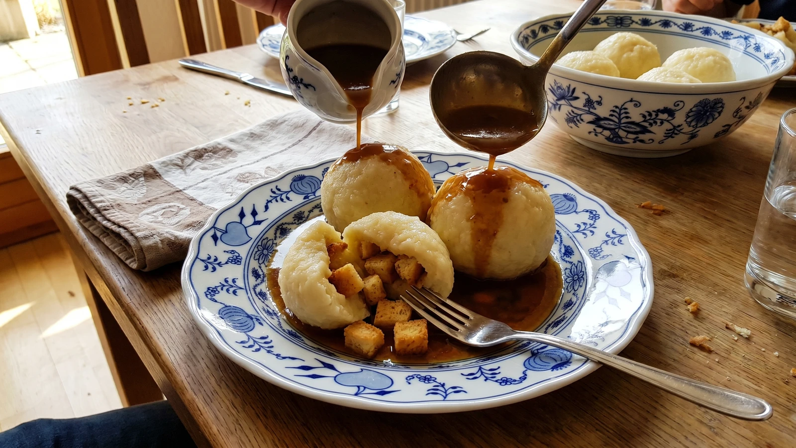 Fränkische Kartoffelklöße