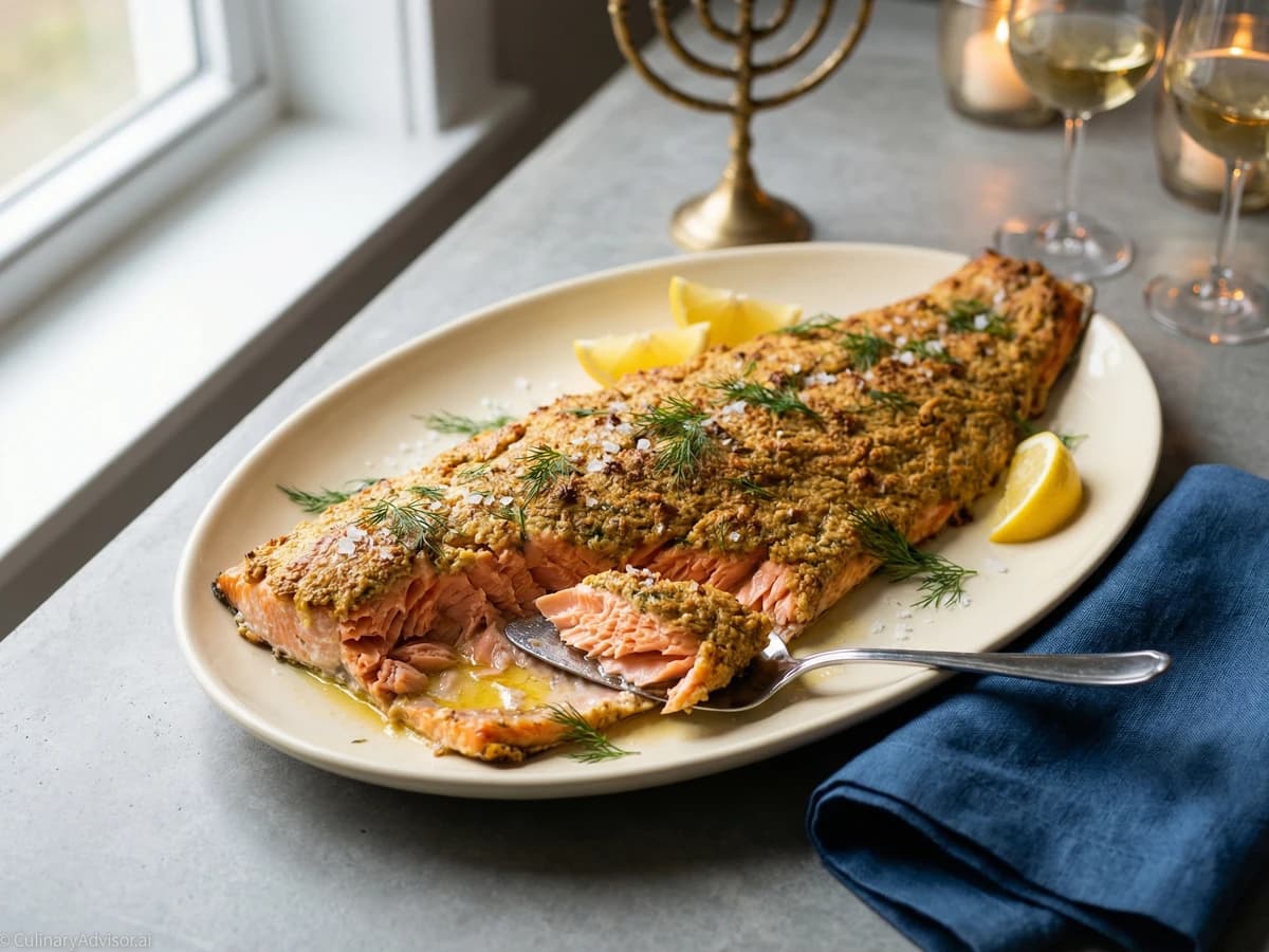 Horseradish-Crusted Salmon - Chef Dean