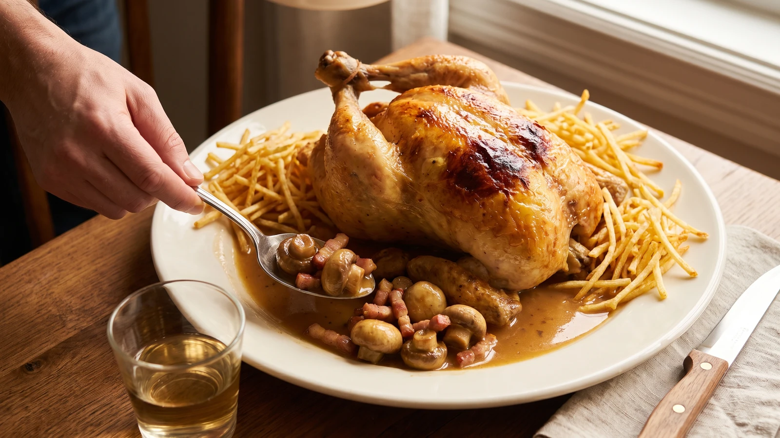 Poulet de Grains à la Bergère