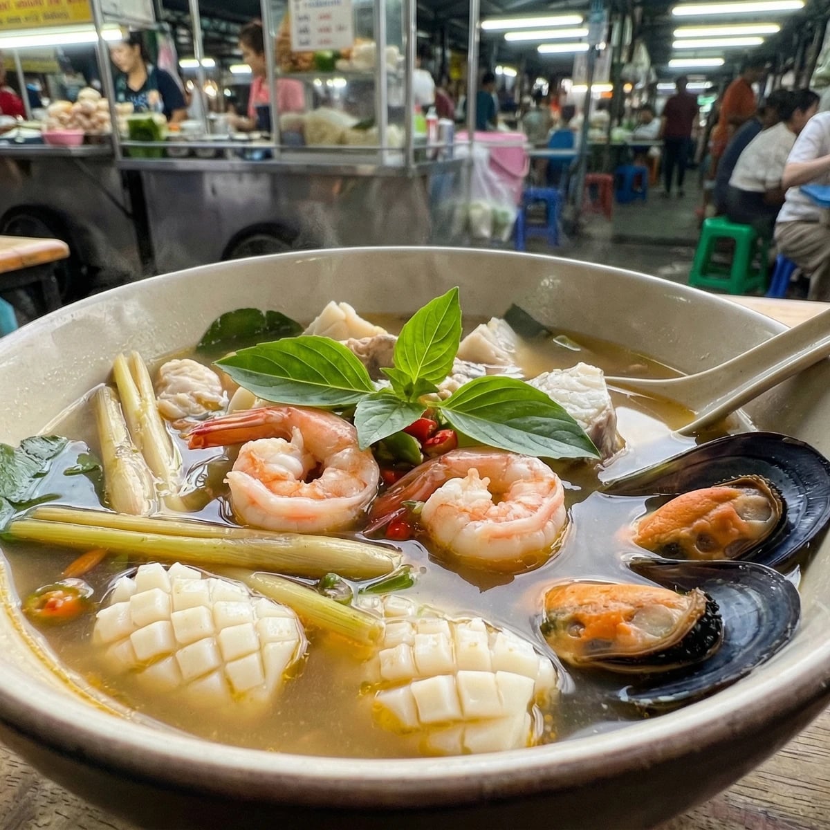 Seafood Hot Pot Soup (Po Taek)