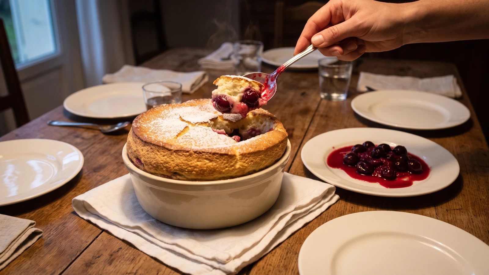 Cherry Soufflé