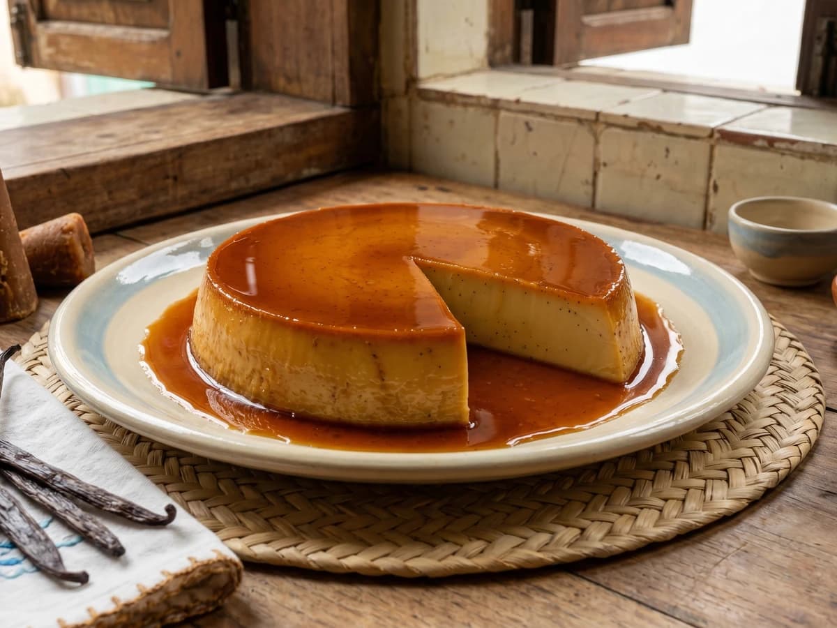 Papantla Vanilla Flan - Chef Lupita