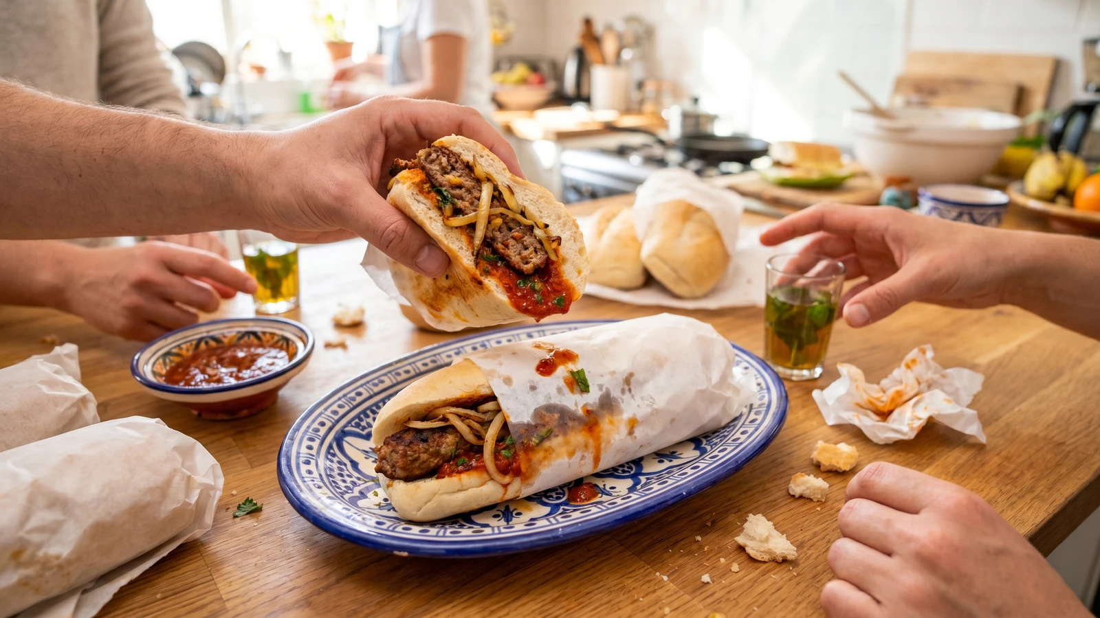 Sandwich Kefta de Fès