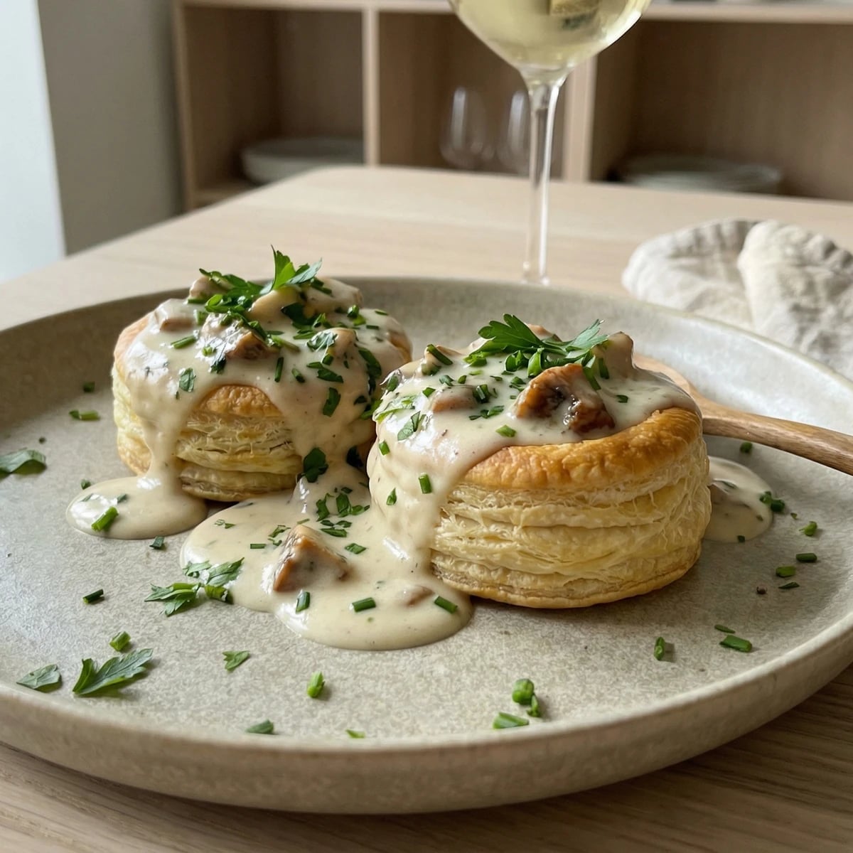 Tarteletter med Svampestuvning