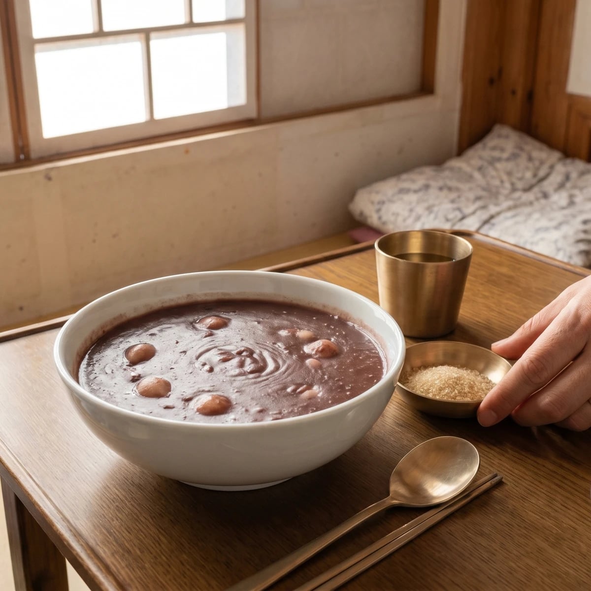 Patjuk (Red Bean Porridge)