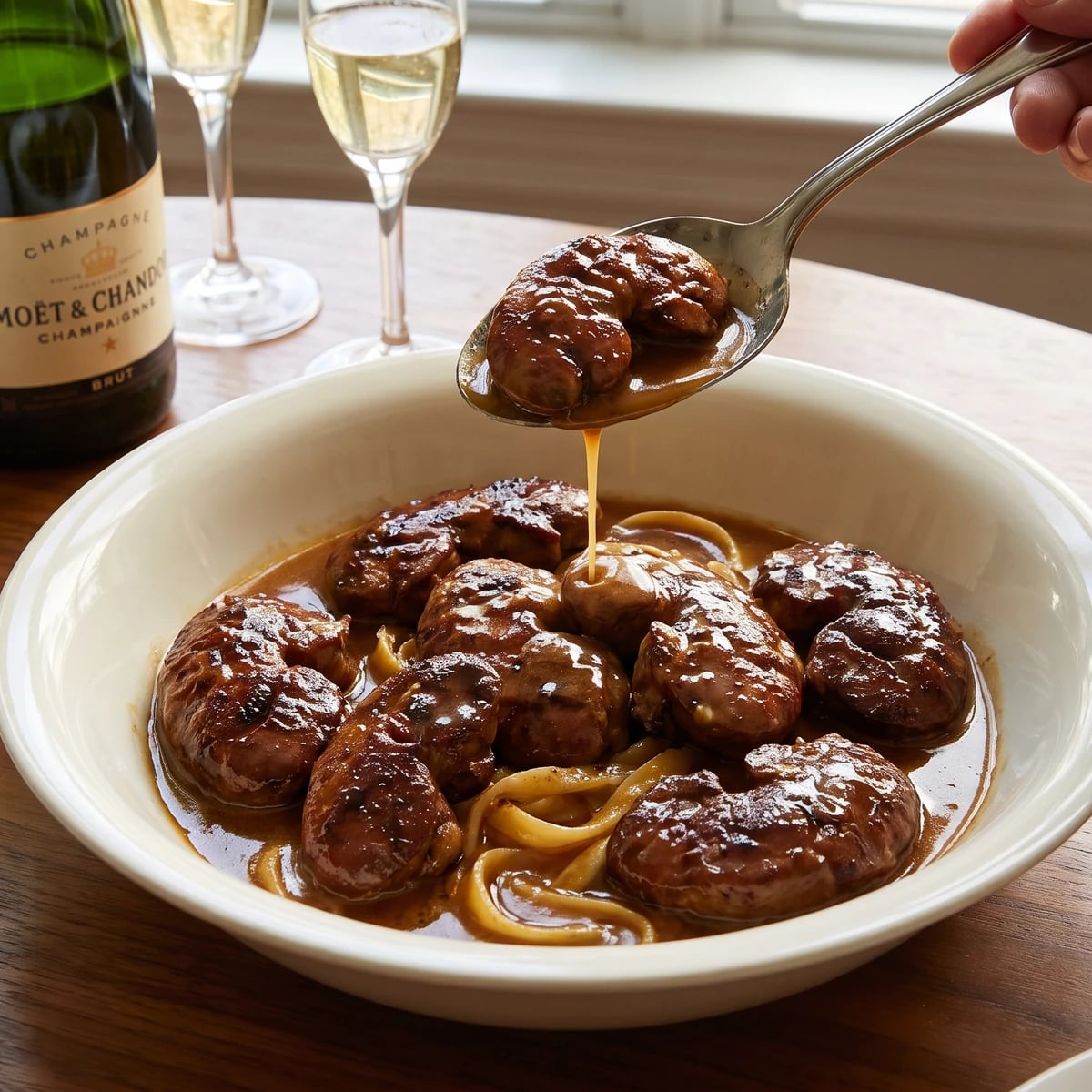 Rognons Sautés au Champagne