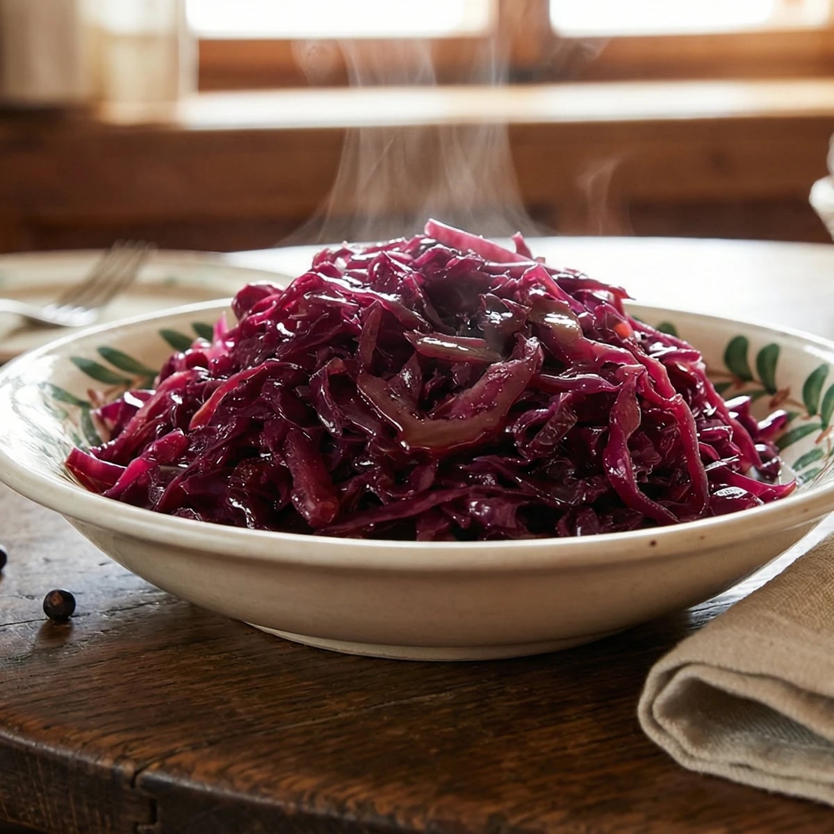 Rotkraut (Braised Red Cabbage with Apple)