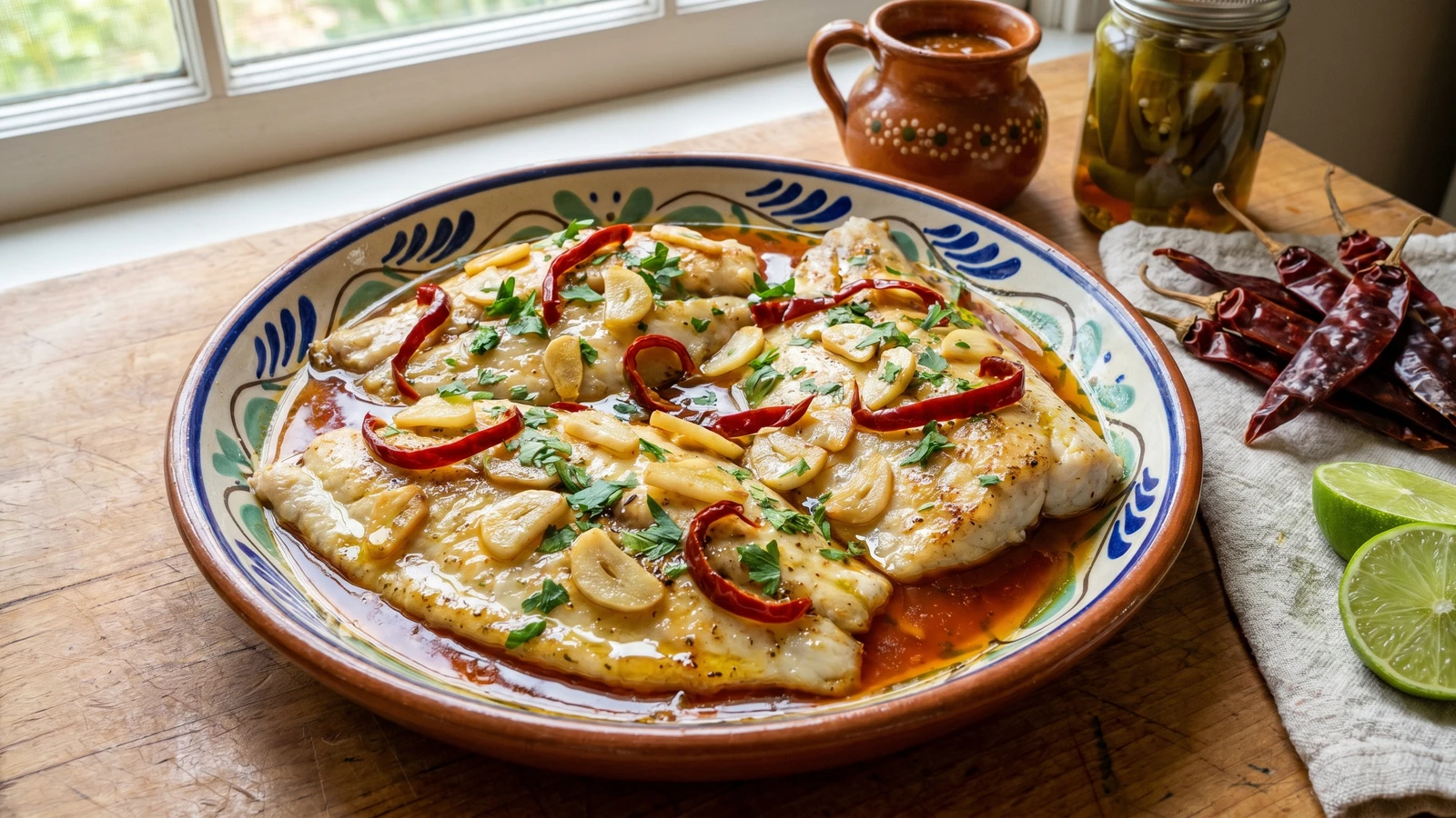 Veracruz Garlic Pan Sauce for Fish (Ajillo Jarocho)