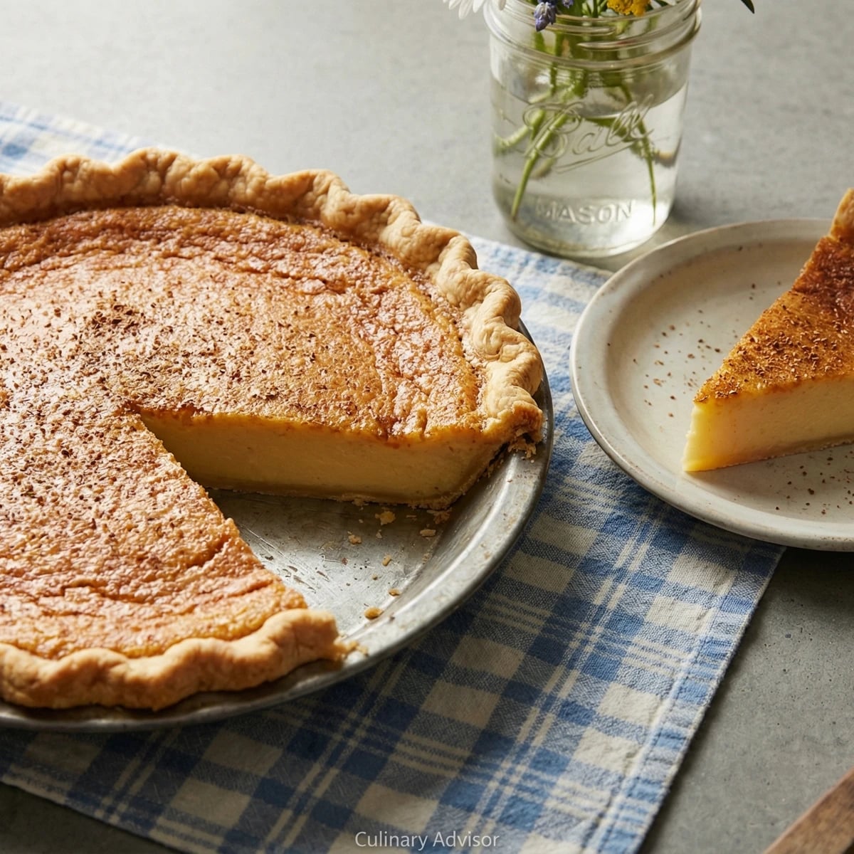West Virginia Vinegar Pie