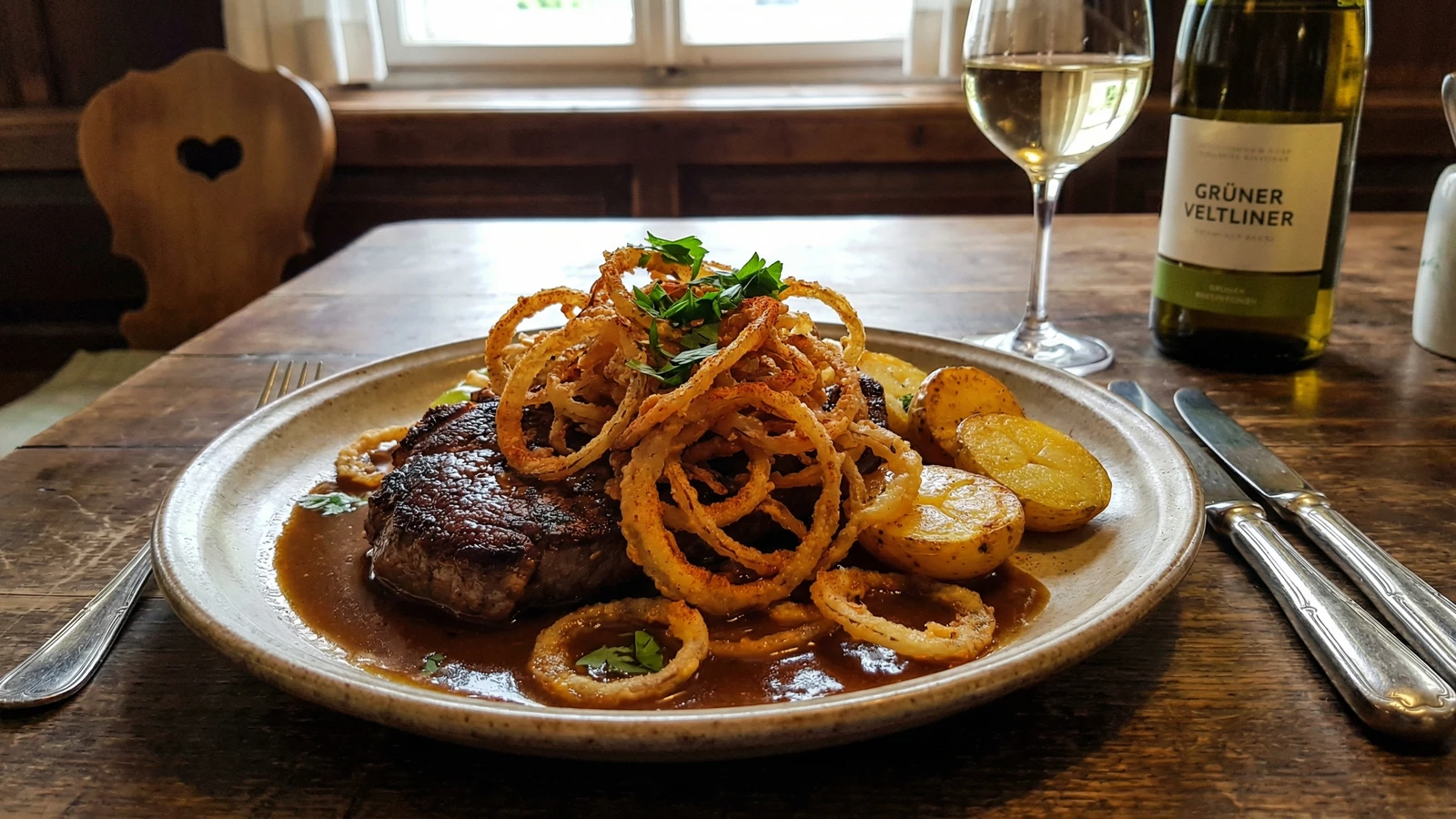 Zwiebelrostbraten