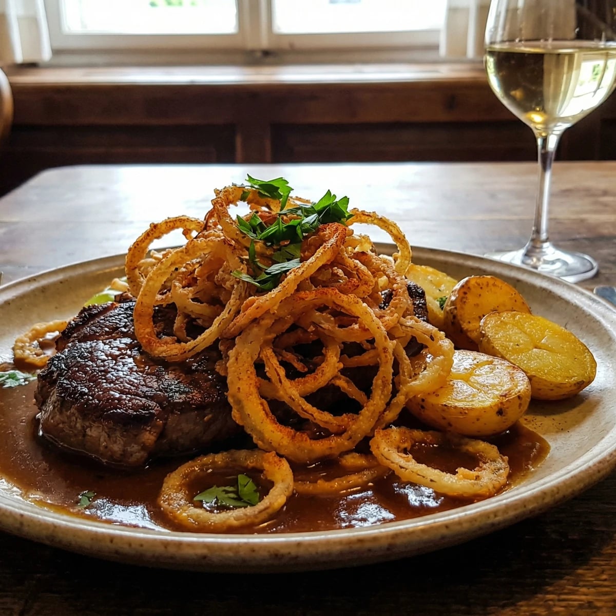 Zwiebelrostbraten