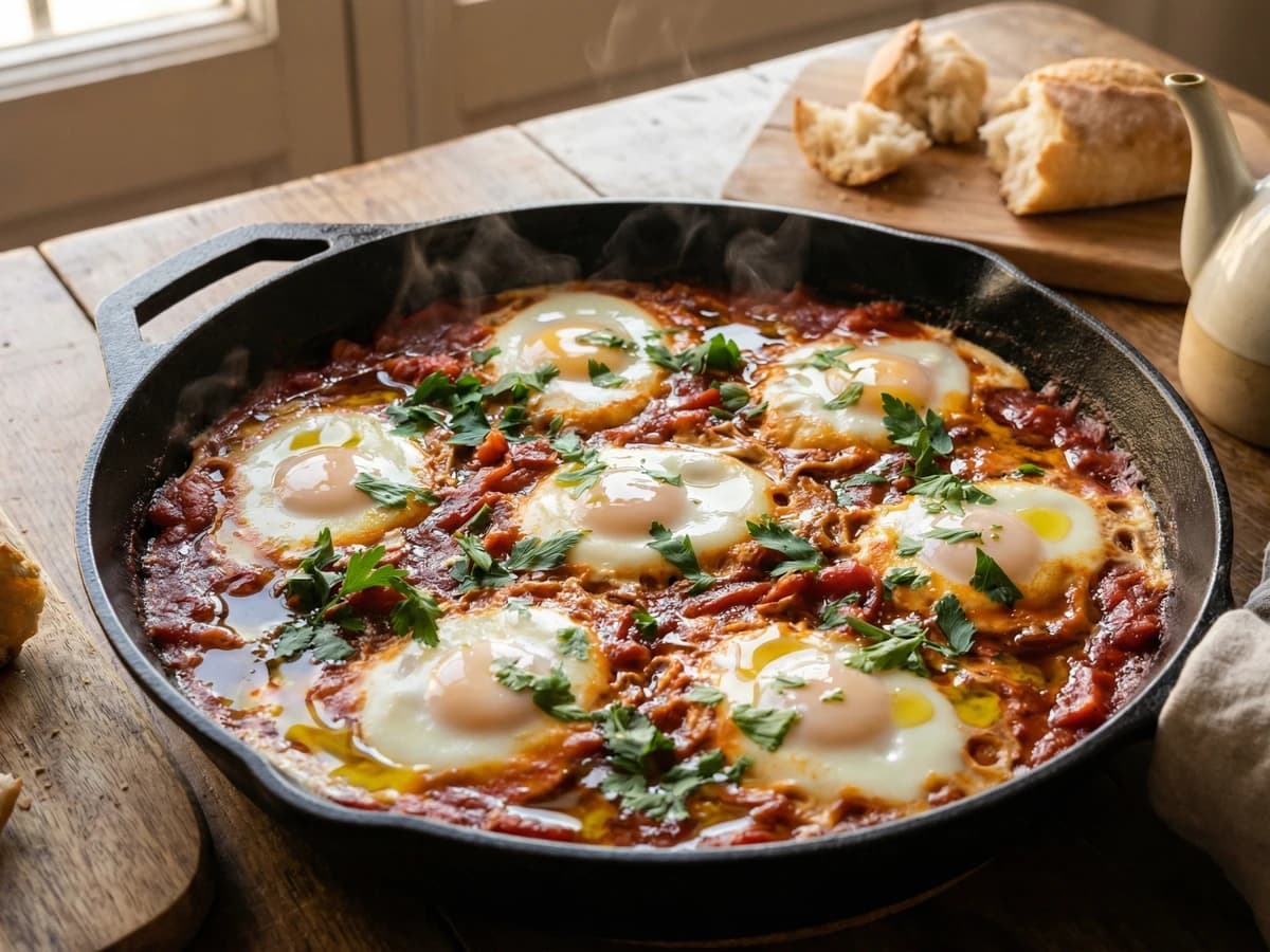 Ovos Escalfados em Tomatada - Chef Margarida