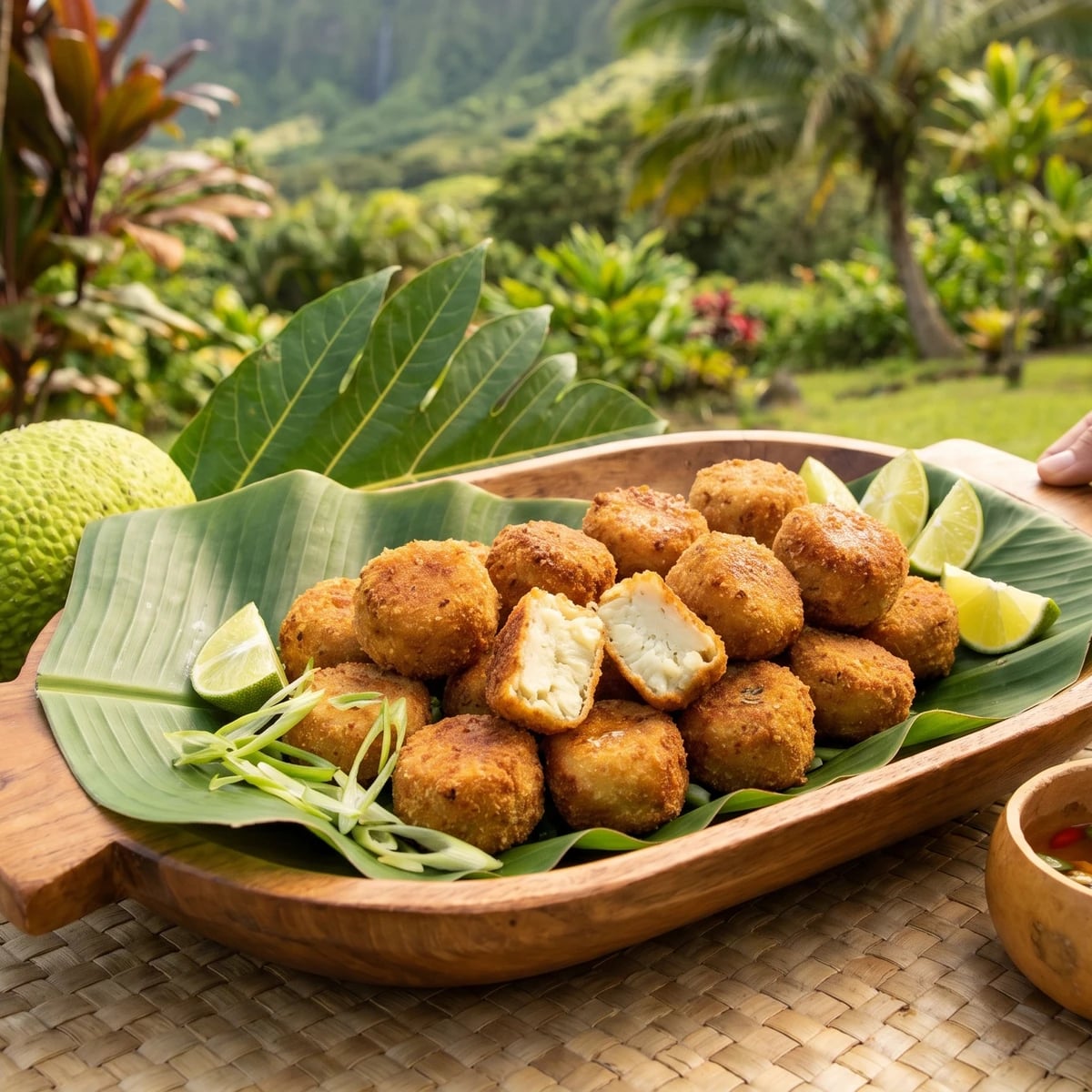 ʻUlu Croquettes (Hawaiian Breadfruit Patties)