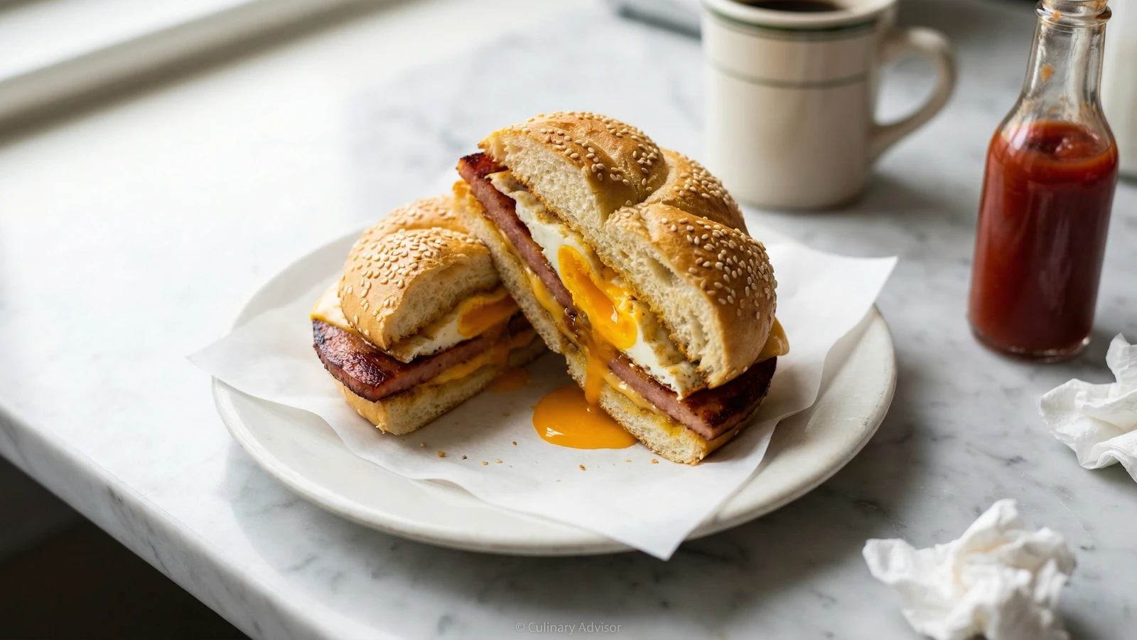 Taylor Ham, Egg, and Cheese