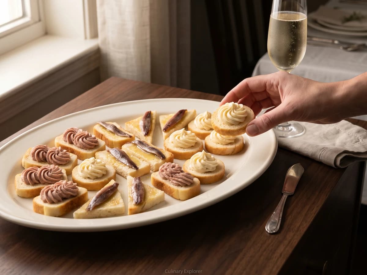 Canapés and Toast - Chef Juliette