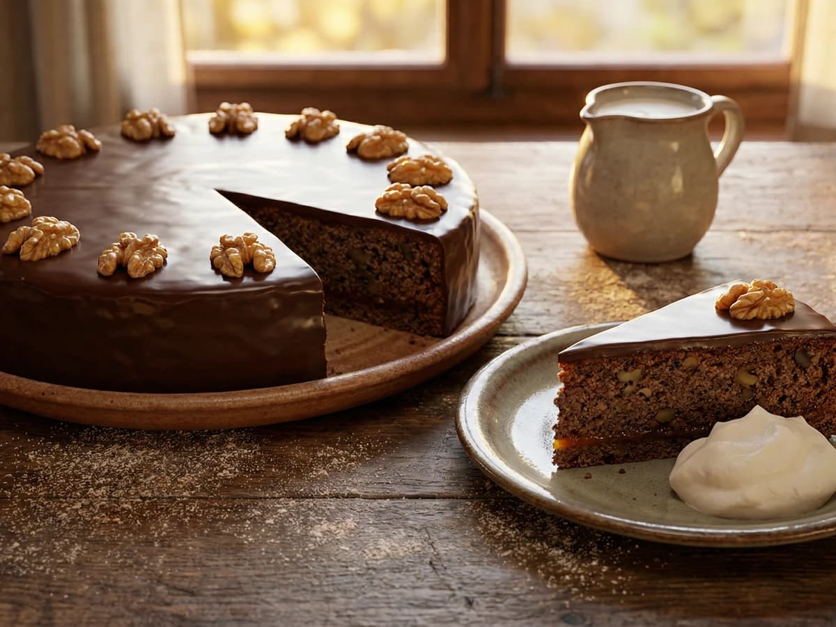 Tiroler Nußtorte (Tyrolean Walnut Cake) - Chef Elsa