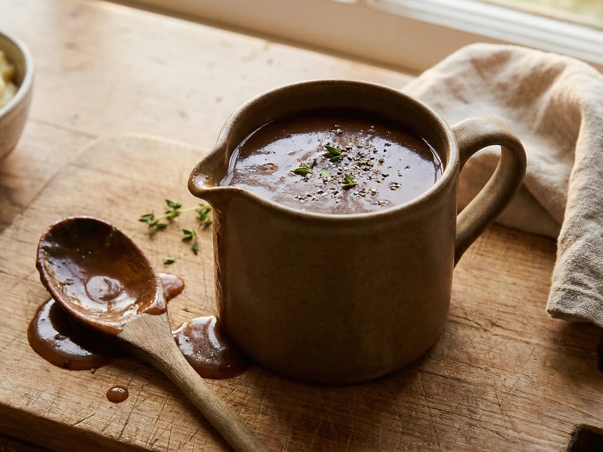Mushroom Gravy - Chef Thomas