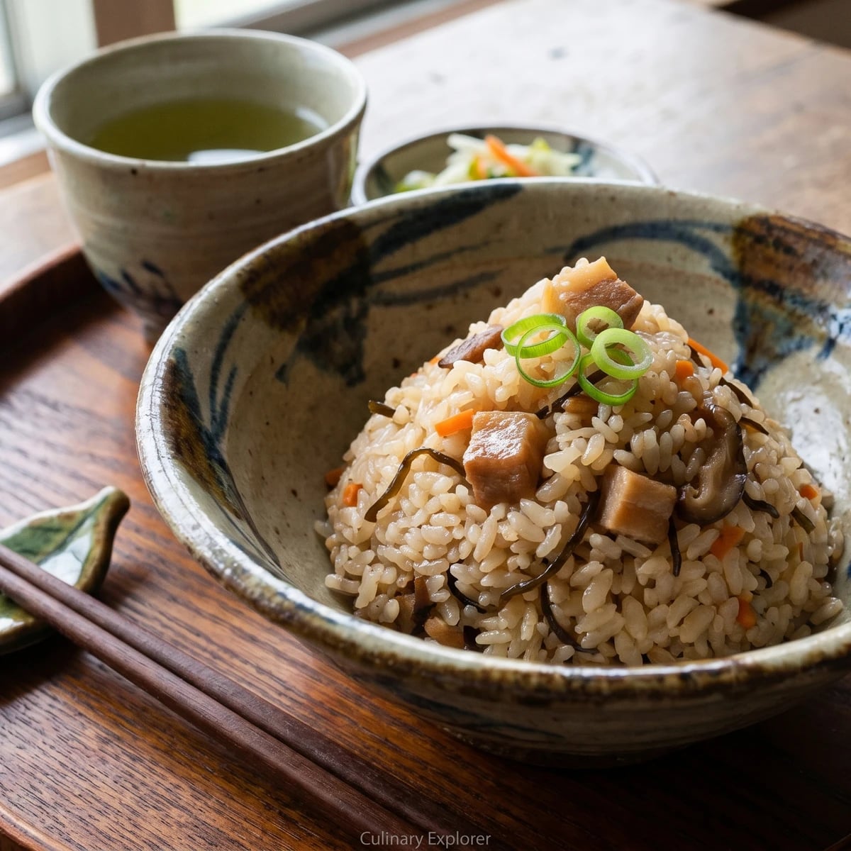 Jūshī (ジューシー, Okinawan mixed rice)