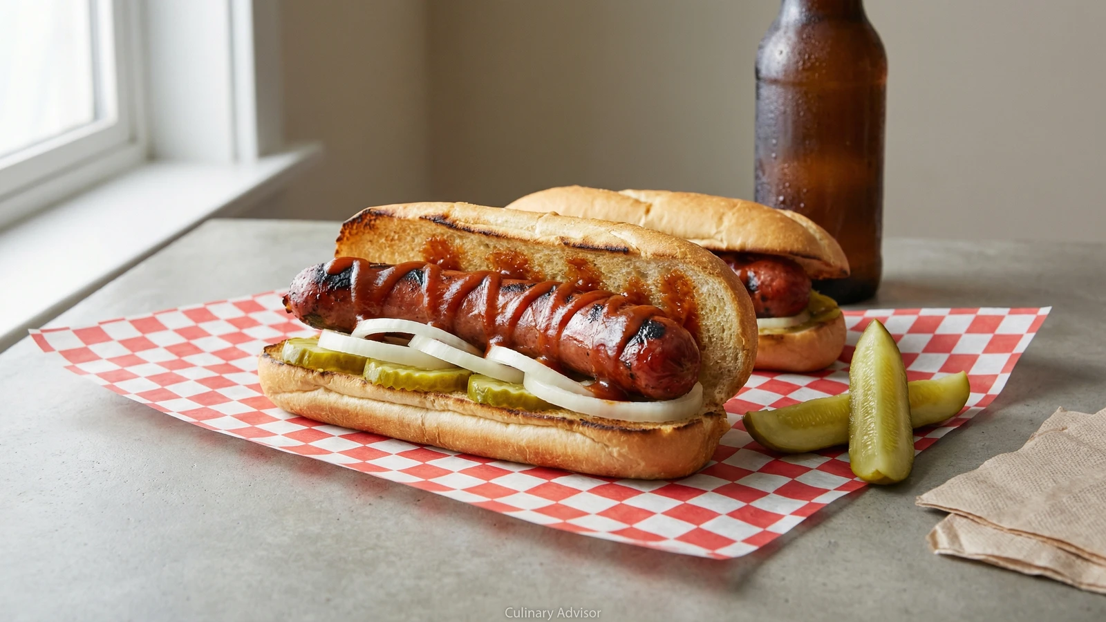 Oakland BBQ Link Sandwich
