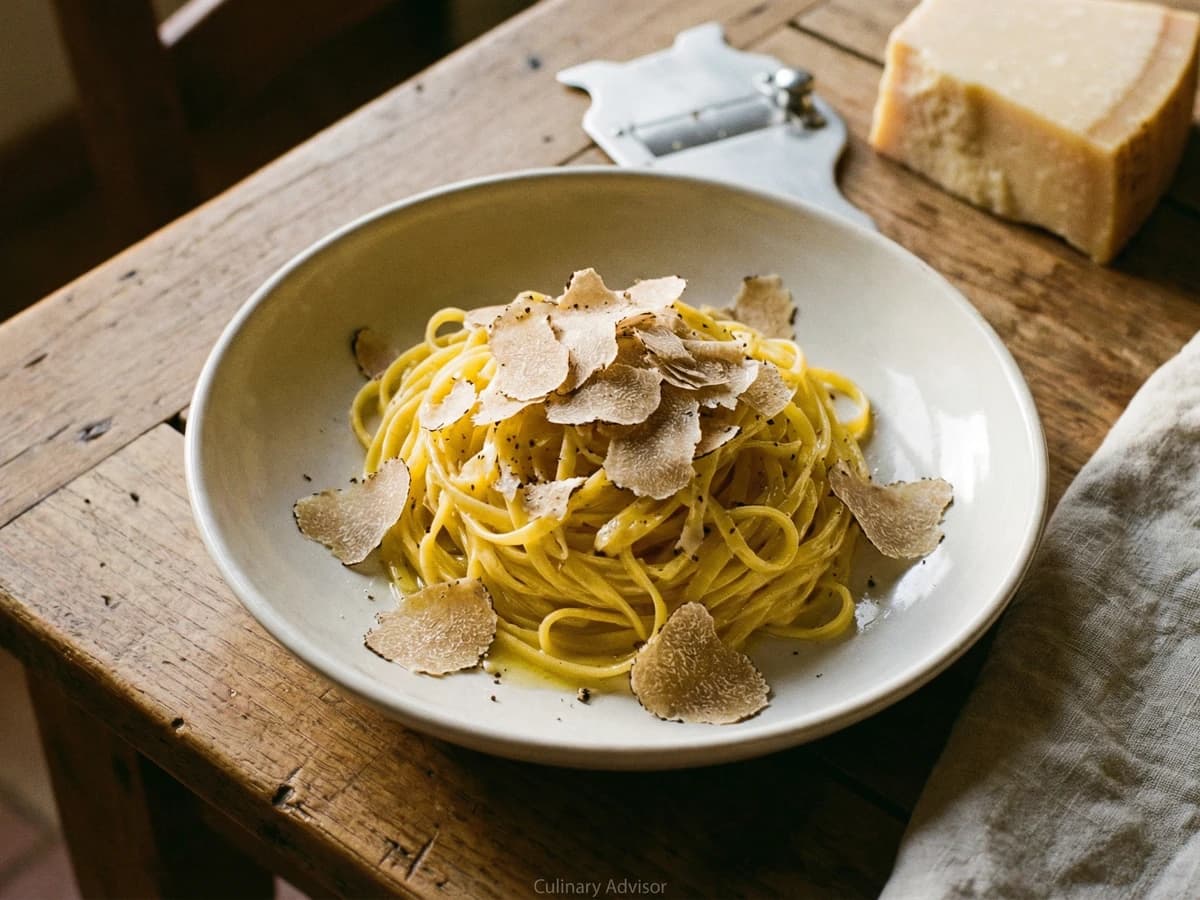 Tajarin al Tartufo Bianco - Chef Graziella