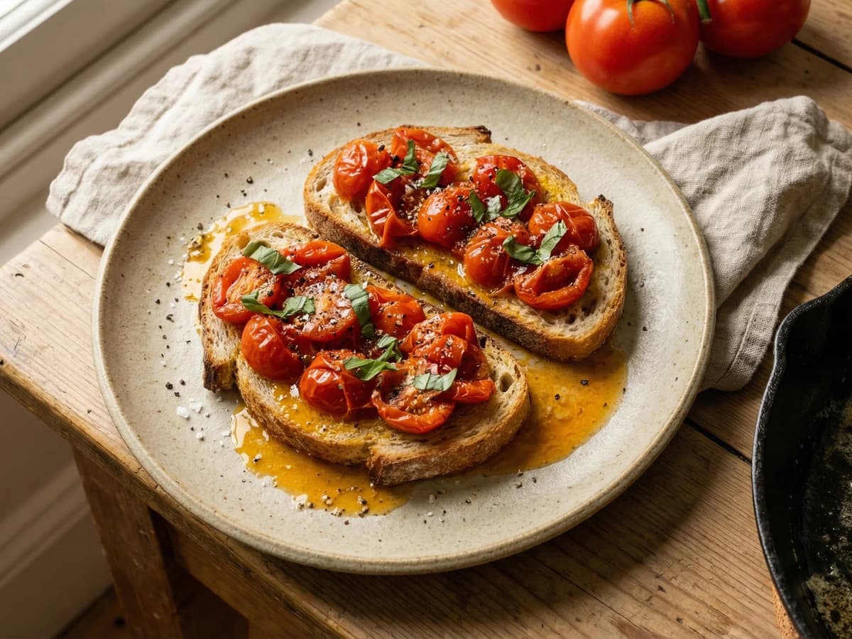 Tomatoes on Toast - Chef Thomas