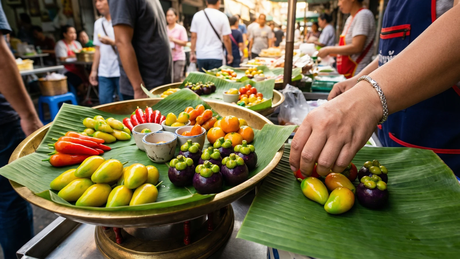 Fruit-Shaped Mung Bean Sweets (Look Choup)