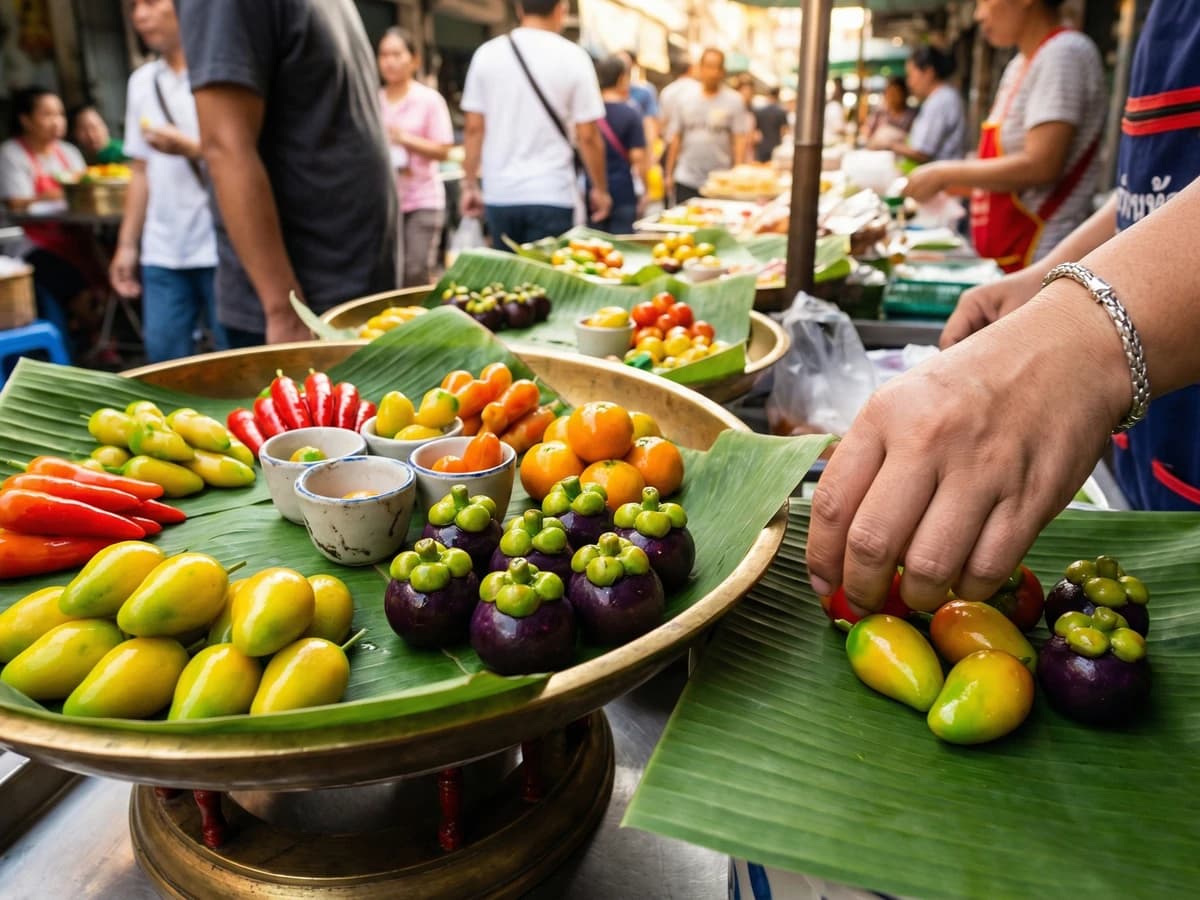 Fruit-Shaped Mung Bean Sweets (Look Choup) - Chef Fai