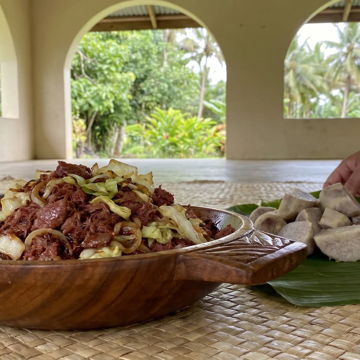 Pisupo (Sāmoan Fried Tinned Corned Beef)